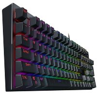 联想（Lenovo）MK300 RGB幻彩 机械键盘 黑色 背光键盘 104按键