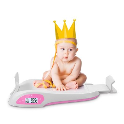 香山婴儿电子称体重秤精准婴儿秤宝宝健康秤婴儿成长称家用身高秤