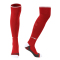 李宁少年儿童足球袜中长筒袜运动袜加厚防滑毛巾底足球训练比赛袜 红色 L（适合鞋码39-41）