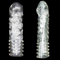 水晶套狼牙套男用延时套成人用品避孕套安全套 AC款组合装