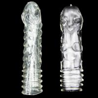 水晶套狼牙套男用延时套成人用品避孕套安全套 CD款组合装