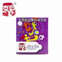 京彩避孕套平滑超薄型安全套3片装