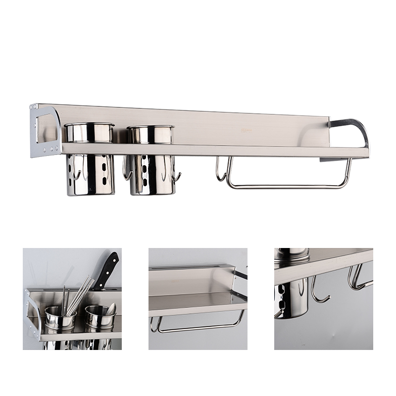 埃菲斯卡卫浴 304不锈钢厨房置物架壁挂厨房挂件刀架 厨房刀架 p-6614k