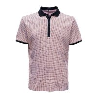 太子龙 男纯丝光棉绅士商务暗纹短袖T恤 YAXAW004