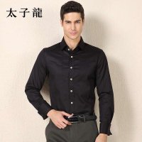 TEDELON/太子龙秋冬新款男士商务休闲长袖正装衬衫