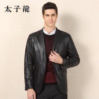 太子龙 春装新品 男士商务休闲两粒扣休闲服 绅士西服外套