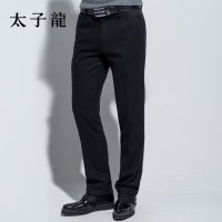 太子龙秋季新款 商务绅士西便裤 男士休闲裤子厚款
