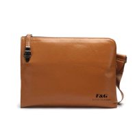 F&G梵谷 新款商务男包 牛皮男士单肩包真皮包斜挎包 时尚潮流包包038-2