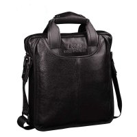 F&G梵谷 男士牛皮商务斜挎包手提公文包真皮单肩包 时尚潮流男包8803-1