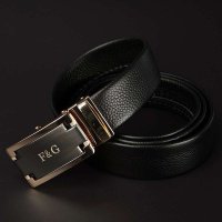 F&G梵谷 男士真皮皮带纯牛皮自动扣韩版休闲时尚商务潮款腰带A0008