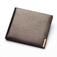 F&G梵谷 韩版男士钱包 牛皮男式竖款钱夹 卡包短款皮夹子