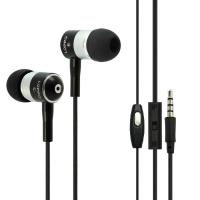 LOPPO-518 带麦克风 来电接听电话 挂断电话 3.5mm直插式手机耳机（黑色）