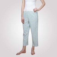 铜牛内衣 纯棉女士睡裤 汗布印花女睡裤短裤透气宽松薄款女家居裤