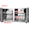 康星ZTP68-EF9 消毒柜壁挂式 消毒碗柜壁挂式卧式光波消毒柜高温