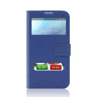 WINNOVO(羽炫)三星Note2手机保护套 翻盖 N7100手机皮套保护壳套 雨丝纹双视窗外壳后盖精品