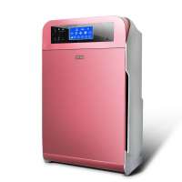 智欣ZZ-302时尚家用空气净化器 净味除尘杀菌除甲醛 智能感应—粉红色