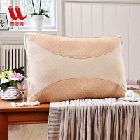 微纺城 彩棉面料宁神安睡枕头 五味子花草枕芯 保健枕特价