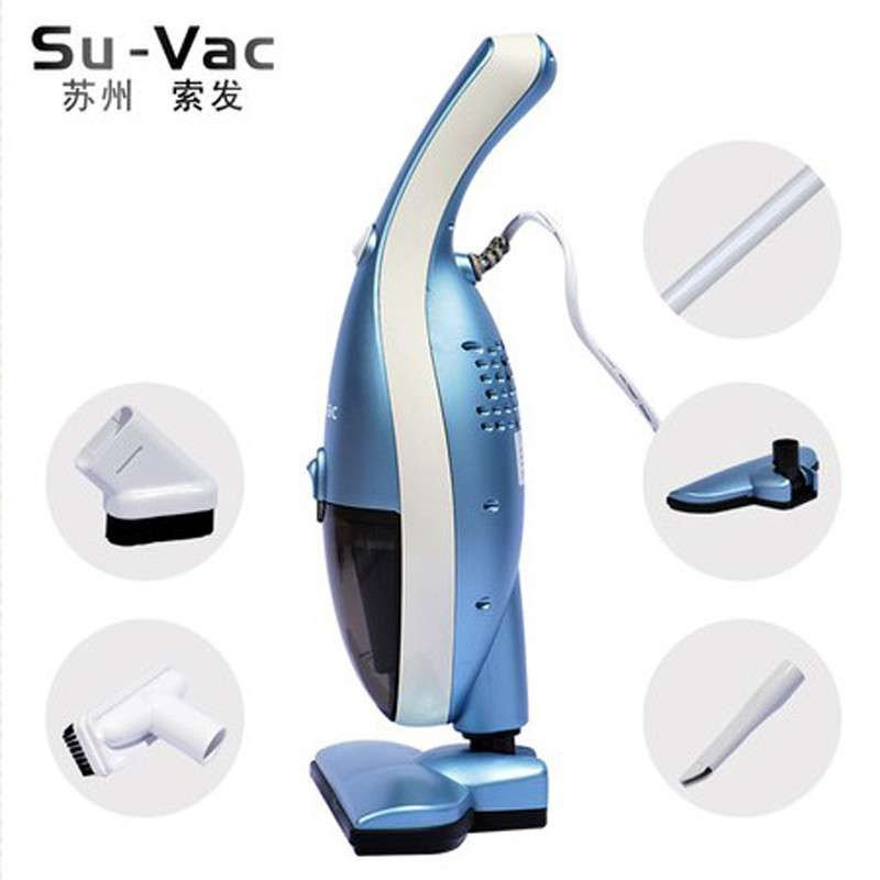 Su-vac索发吸尘器超静音手持式直立推杆式小型轻便大吸力可除螨迷你家用吸尘器