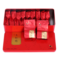 【买1送1】八马茶叶 武夷岩茶大红袍 乌龙茶 私享系列大红袍盒装160克