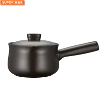 苏泊尔(SUPOR)1.5升养生汤锅中药煲长柄陶瓷煲汤砂锅 TB15A3 炖锅苏泊尔炊具锅具浅汤煲燃气灶明火专用厨具