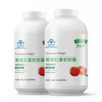 百合康BAIHEKANG 番茄红素软胶囊 0.5g*80粒*2瓶装套餐 成年男性健康 营养保健品