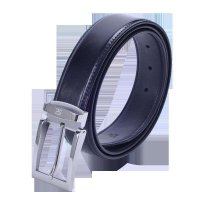 时途男士进口牛皮皮带ST006不锈钢扣头防过敏永不生锈