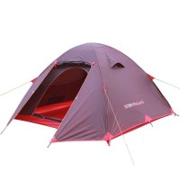 喜马拉雅3-4人户外双层防暴雨 三人野外旅行露营星翼3玻杆/铝杆帐篷 HT9514