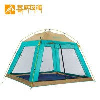 喜马拉雅 3-4人帐篷户外家庭露营野营公园四季防水防雨双层 月轩