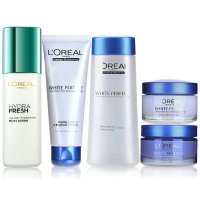 欧莱雅（LOREAL）女士雪颜亮白套装 五件套 洗面奶+柔肤水+日霜+晚霜+乳液
