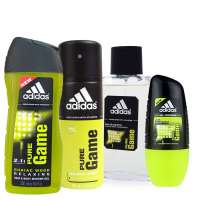 阿迪达斯(Adidas) 荣耀男士四件套装（喷雾150ml+沐浴露250ml+走珠50ml+香水100ml）
