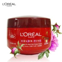 欧莱雅（LOREAL）爱莎洗护系列 爱莎染烫后护理发膜200ml红瓶7014