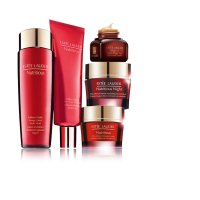 雅诗兰黛(Estee Lauder)红石榴系列滋润型护肤品套装 五件套(洁面+水+日霜+晚霜+小棕瓶眼霜)