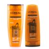 欧莱雅（LOREAL）爱莎洗护系列洗发水/护发素/发膜套装 柔顺系列洗发水+护发素(金色)