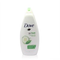 多芬(Dove)清爽水润滋养沐浴露750ml 青瓜绿茶