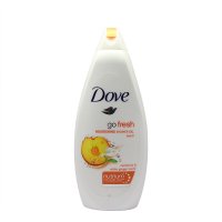 多芬(Dove)清爽水润滋养沐浴露750ml 甜桃白姜花