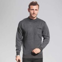 鹿王·澳普蒂姆 2014 春装新款 男士休闲纯色加厚套头针织衫毛衣男 W1-F-6