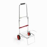 -07 小红轮折叠行李车便携电脑拉杆车购物车拉货车