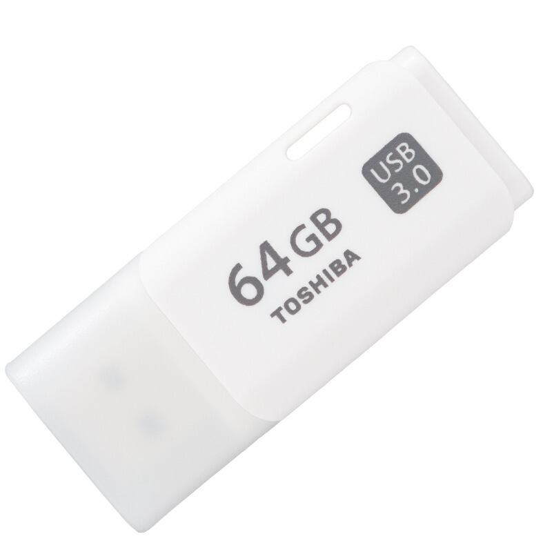 东芝toshiba隼闪系列usb30u盘64g白色