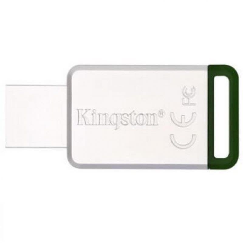 金士顿（Kingston） USB3.1优盘16G金属高速U盘 DT50 绿色图片