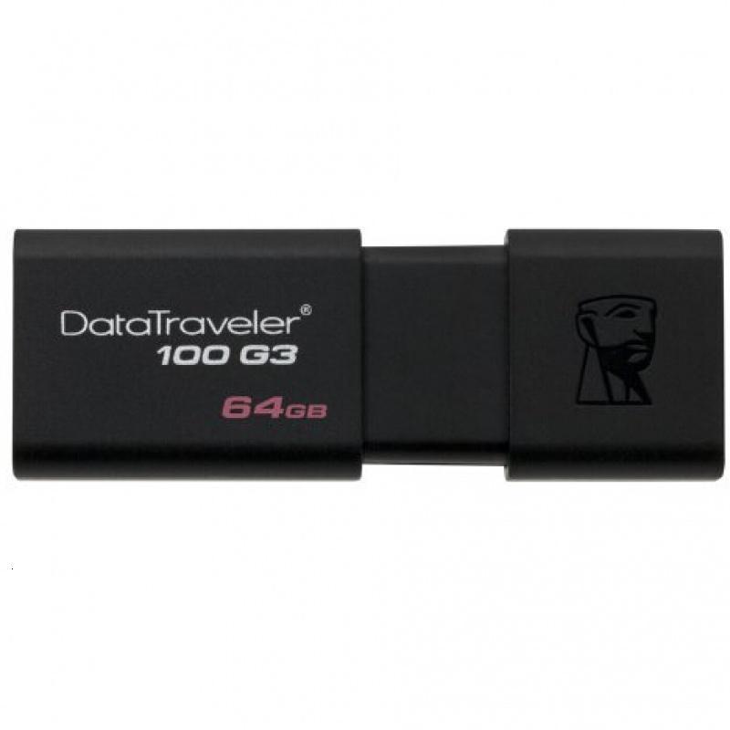 金士顿（Kingston）u盘 DT100 G3 64G高速USB3.0 迷你创意U盘