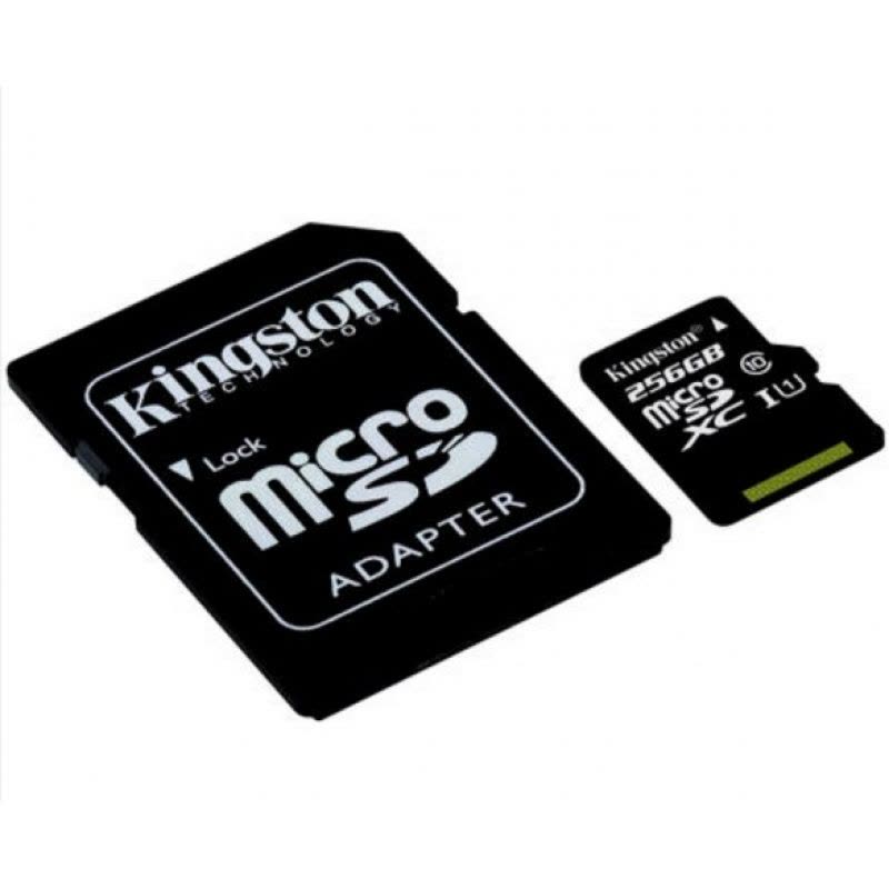 金士顿（Kingston） 256G 80M/S TF卡手机内存卡C10 UHS-I高速存储卡图片