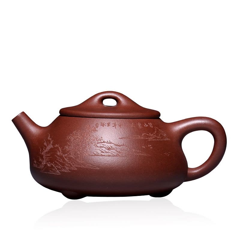 [子冶]石瓢壶 原矿底槽青 宜兴紫砂壶茶具 名家全手工茶具正品图片