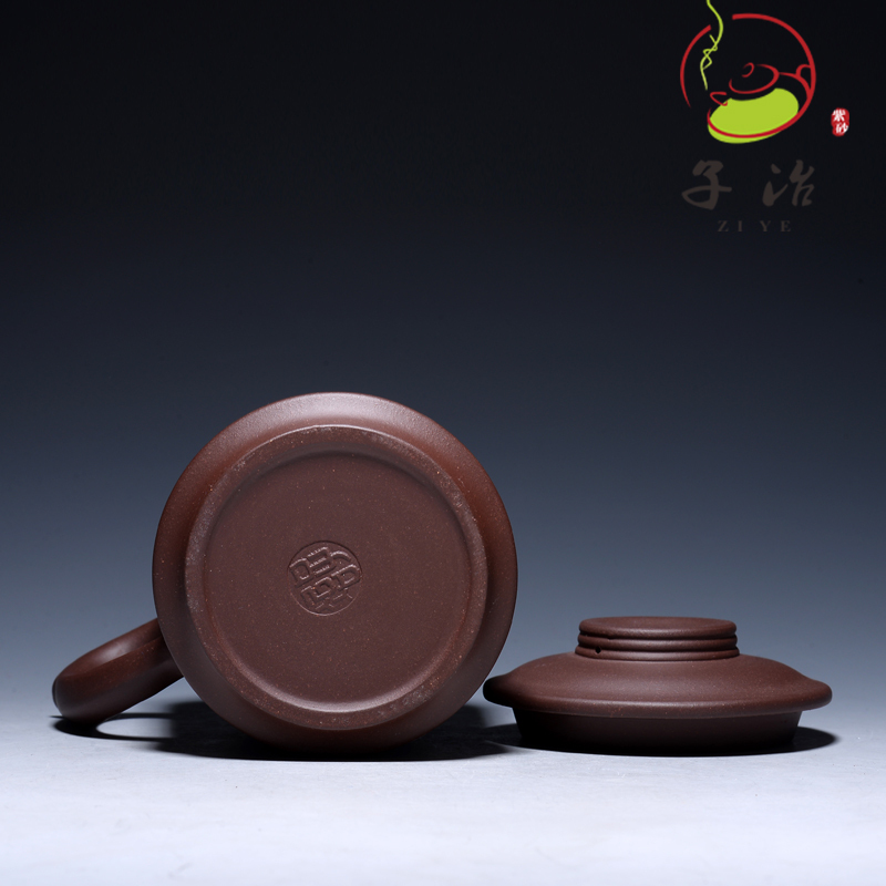 [子冶]汉同 过滤 原矿宜兴紫砂杯茶杯紫砂壶 名家纯全手工茶具正品