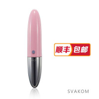 美国SVAKOM Rebecca瑞贝卡口红式振动棒 阴蒂按摩 潮吹器具 智能情趣用品 淡粉 成人用品 顺丰包邮