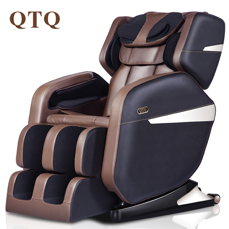【QTQ】 按摩椅W610 3D家用全身全自动老人按摩沙发多功能零重力太空舱支持脚底按摩按摩器PU皮质沙发椅子