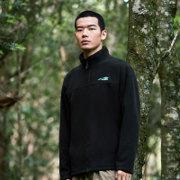 361°运动外套男冬季摇粒绒立领开襟卫衣宽松运动服夹克上衣