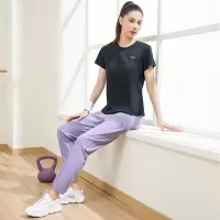 361°运动长裤女薄款冰丝宽松透气休闲束脚九分跑步女裤裤子