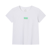 361°运动t恤女宽松舒适上衣圆领短T恤