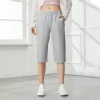 361°七分裤女夏季薄款直筒宽松透气运动短裤冰丝休闲中裤裤子
