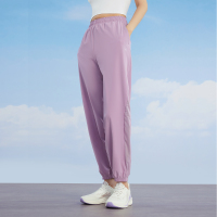 云舒3丨361°运动裤女网纱透气宽松束脚裤瑜伽健身裤休闲长裤女裤662414722V